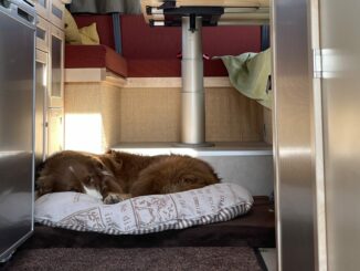 Liegeplatz im Wohnmobil